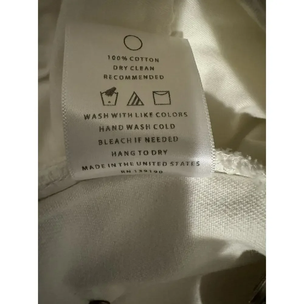 EUC Fear of God Fourth Collection White Skinny Jeans